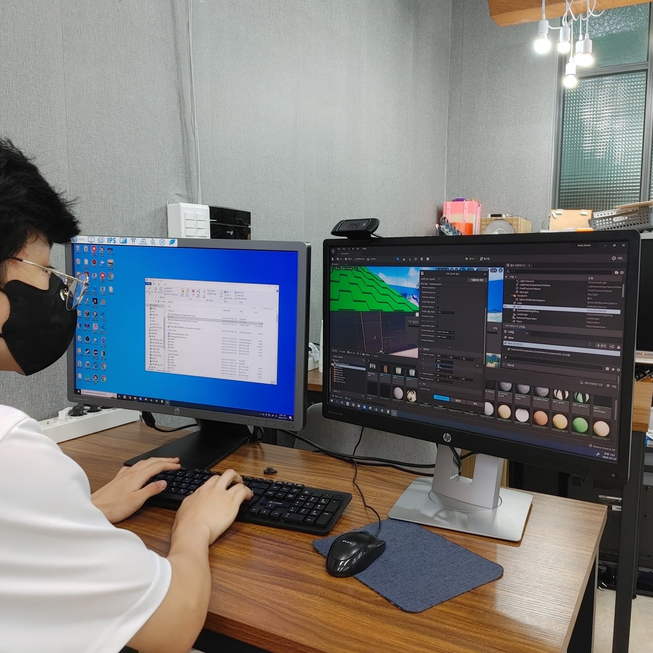 듀얼 모니터 코딩